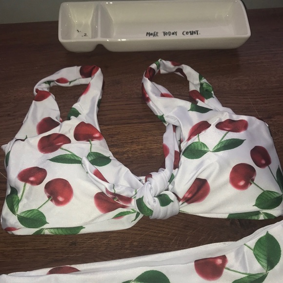 Fruit Print Knot Bikini Set - Picture 7 of 8